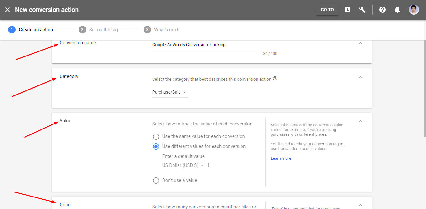 woocommerce conversion tracking google adwords account id