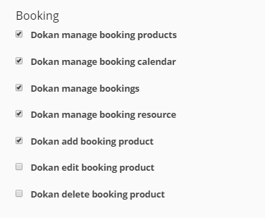 This is a screenshot of booking