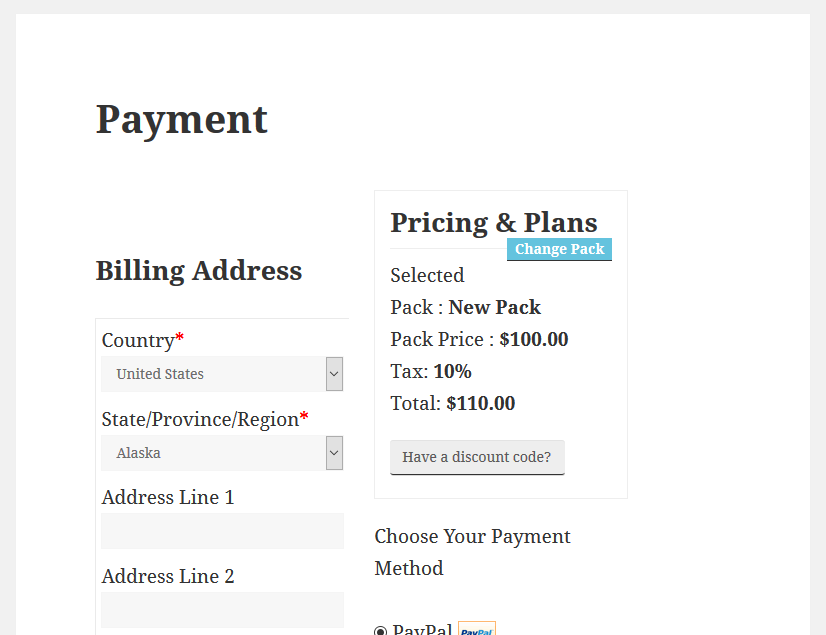 WP User Frontend Tax