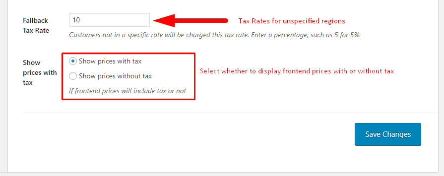 Setting up tax in WPUF