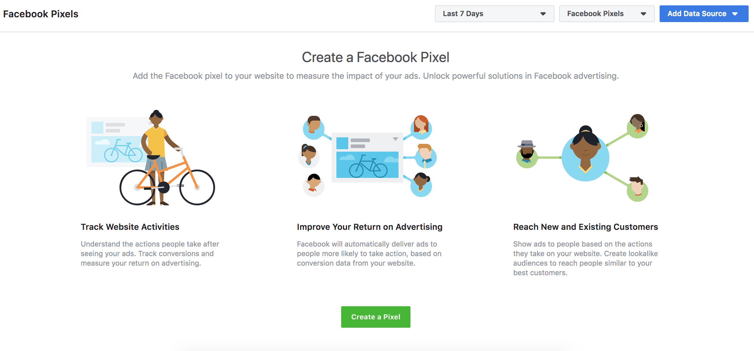 Create a Facebook pixel