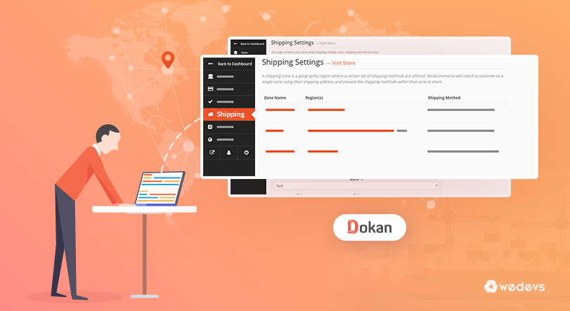 New Zone Based Vendor Shipping for Dokan Multivendor