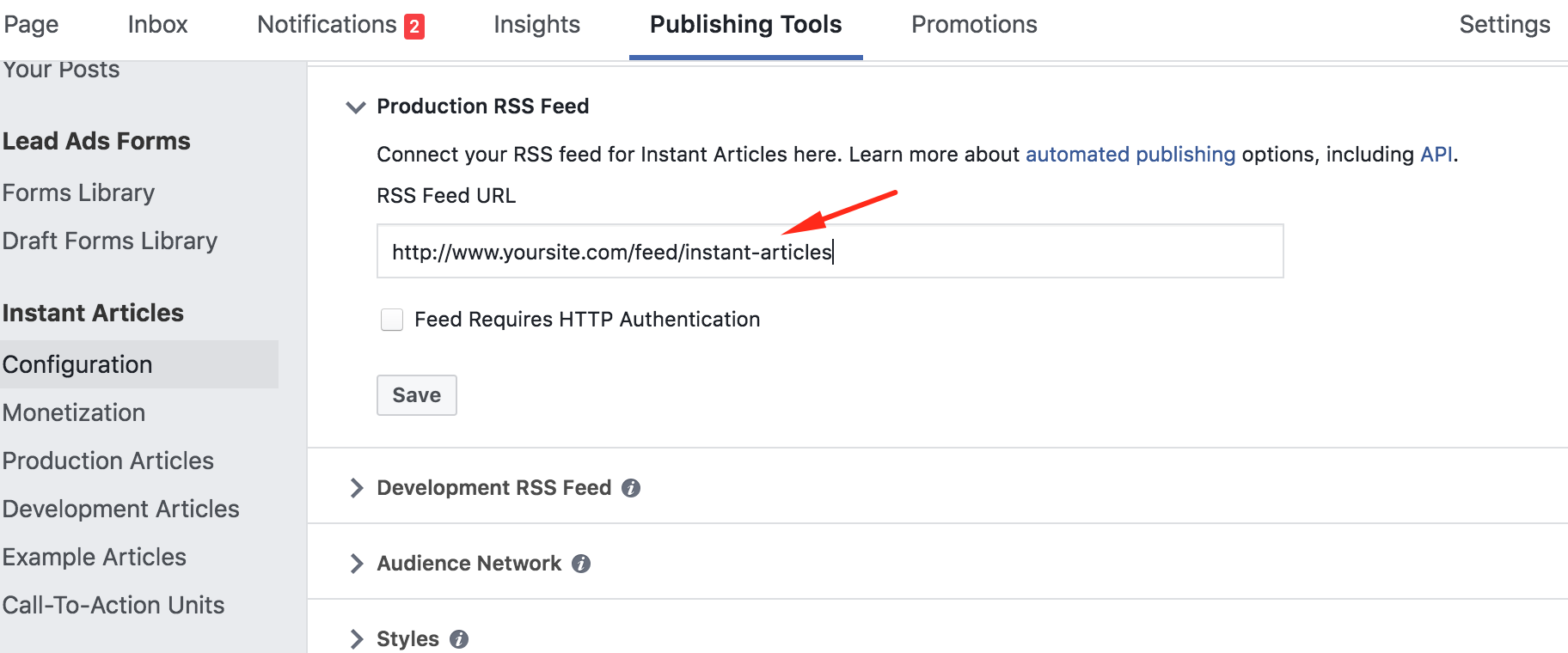 Articles feed. Instant articles настройка. Instant articles Facebook 2023.