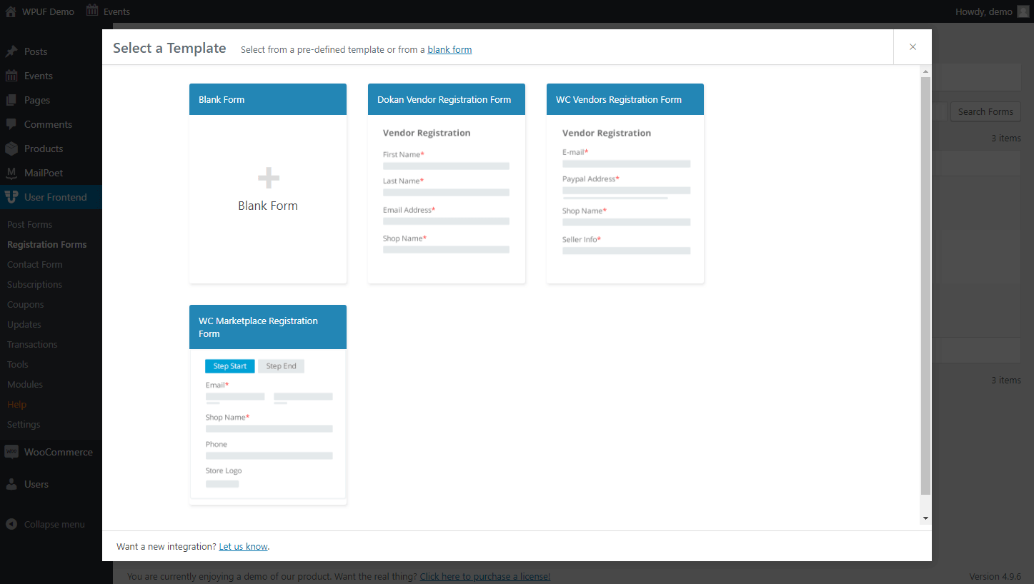 connect wordpress forms to mailpoet 3