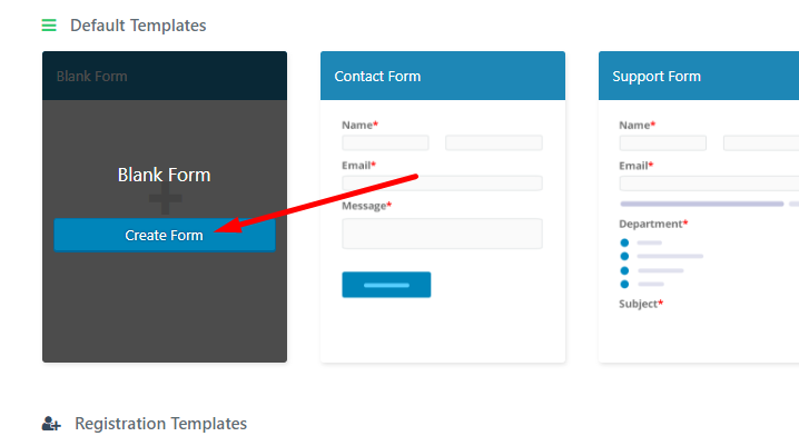 create web forms