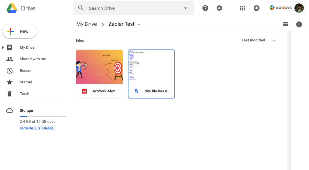 weforms-zapier-file-uploaded-added-google-drive