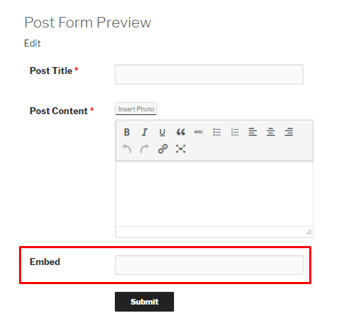 How The User Will Experience The Field from Frontend