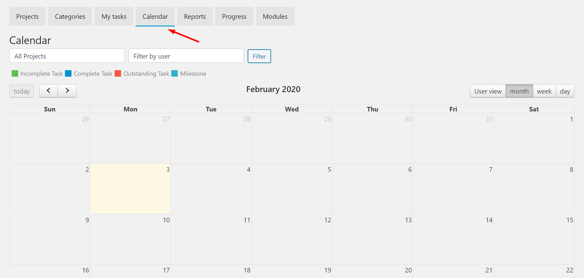 Calendar_Frontend