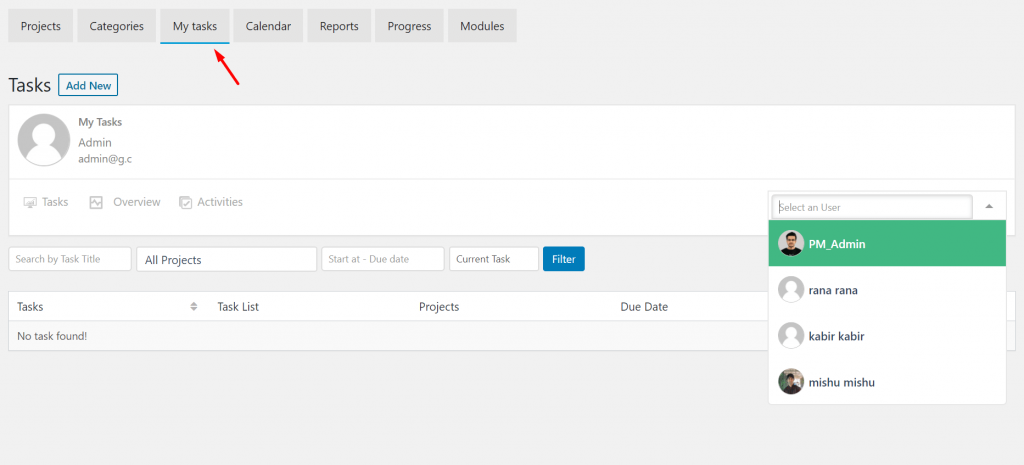 My Task-Project Manager frontend