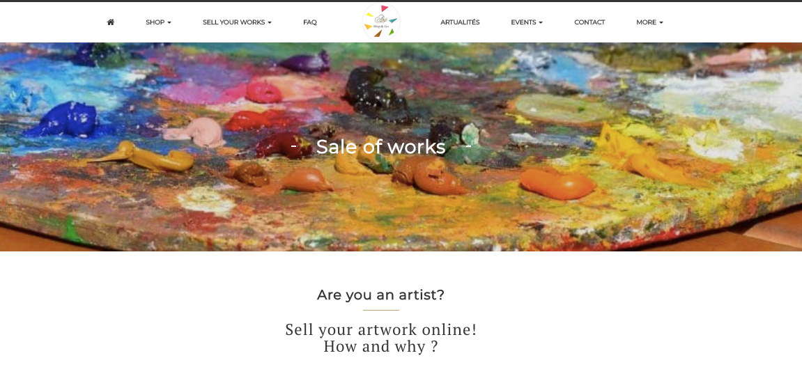 Art shop sell your work