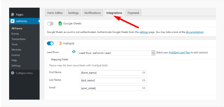 weforms-allforms integration-hubspot weforms-allforms integration-hubspot
