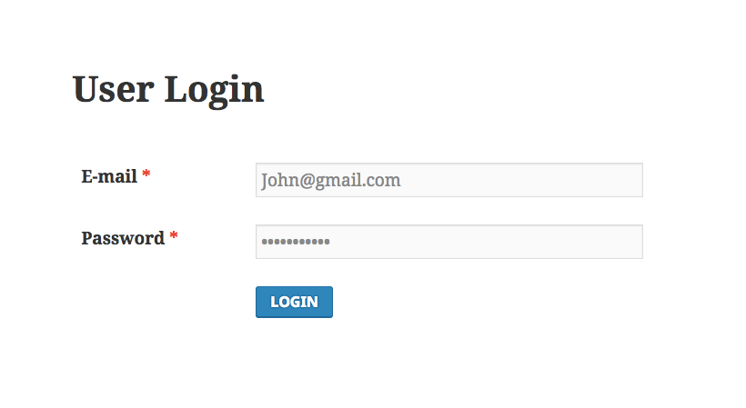 WPUF User Login