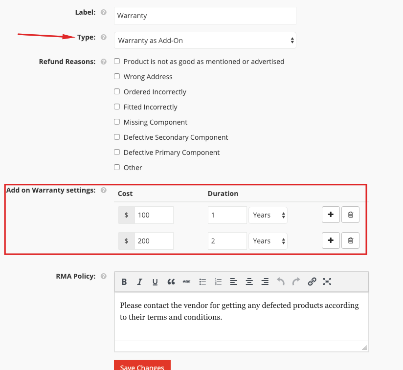 setup Dokan return and warranty module