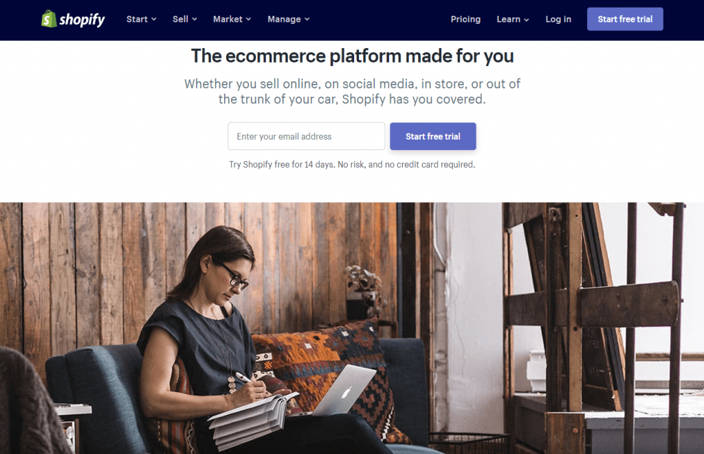 Shopify- best e-commerce platform