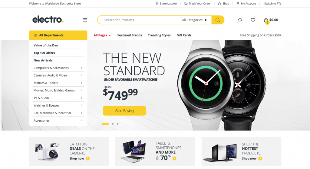 woocommerce themes responsive