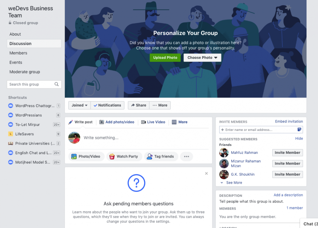 benefits of maintaining a facebook group for you business