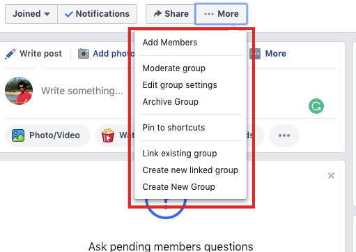 benefits of maintaining a facebook group for you business