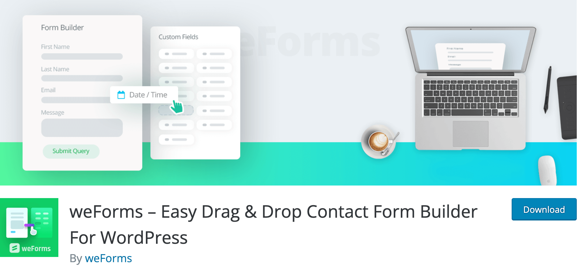 Better form. Custom contact form.