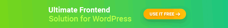 wp user frontend solution wordpress