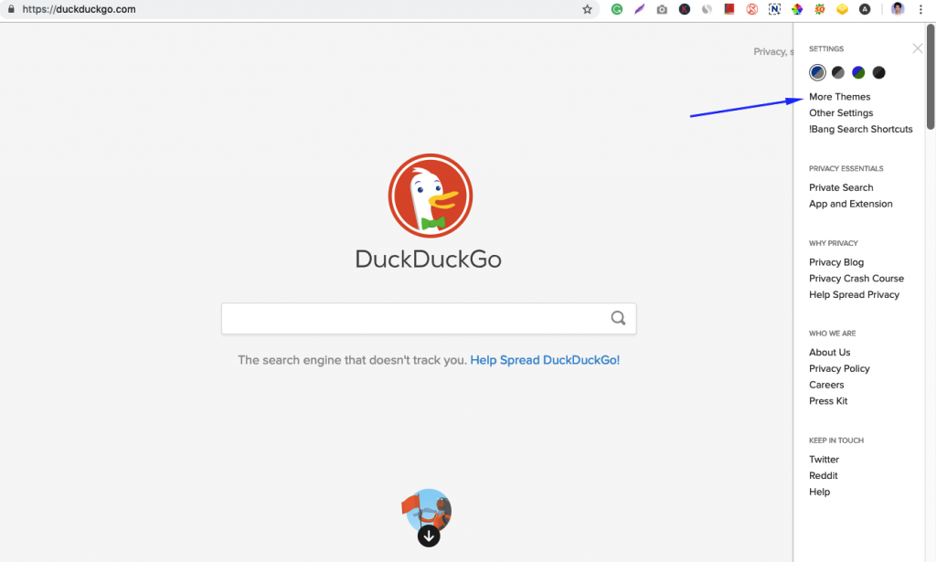 how to use DuckDuckGo