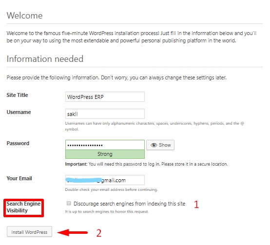 Hogyan telepítsük a WordPress-t a localhost-ra