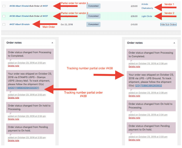 Woocommerce vendor shipping