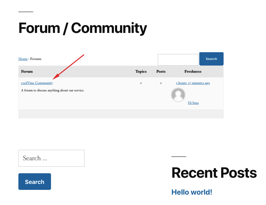 how to create a forum on WordPress