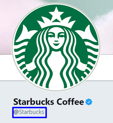 Starbucks Coffee Twitter account