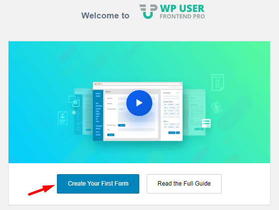 WordPress user registration plugin frontend