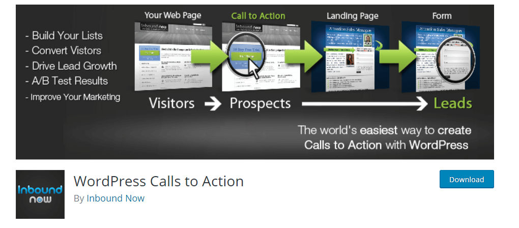 WordPress call to action