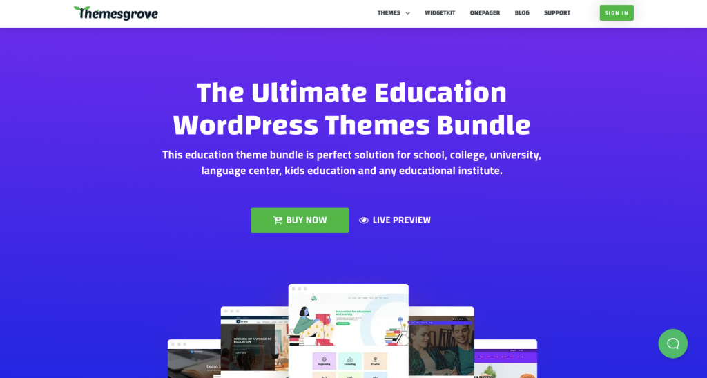 WordPress Education Theme