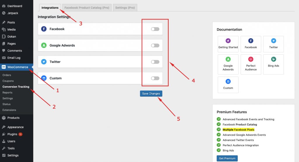 WooCommerce analytics conversion tracking