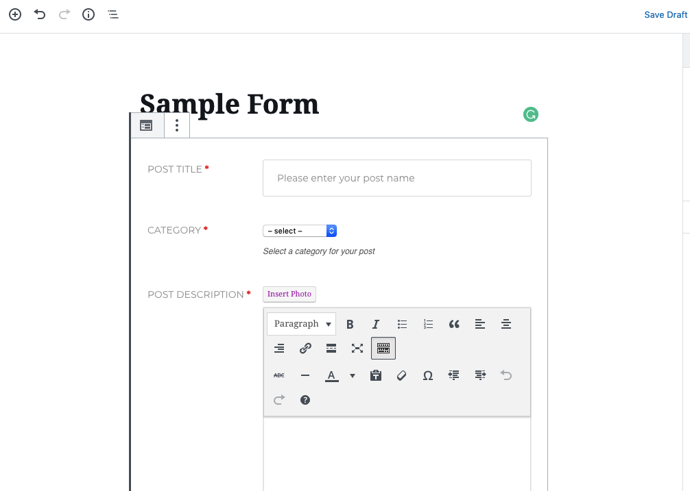 How to Add Forms Using Gutenberg