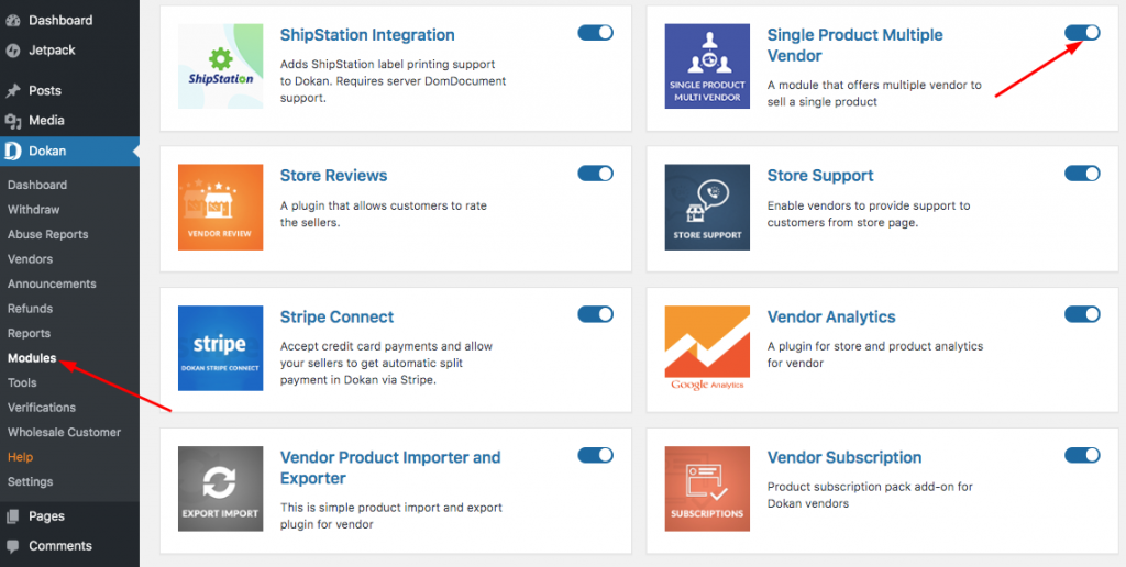 this is a screenshot of the Single product Multiple Vendor Doc