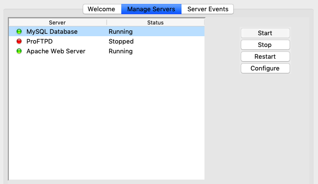 baza de date MySQL - cum se instalează WordPress pe Localhost 