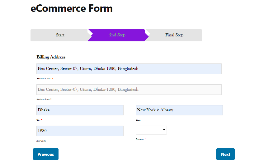 Multi-steps forms with weForms