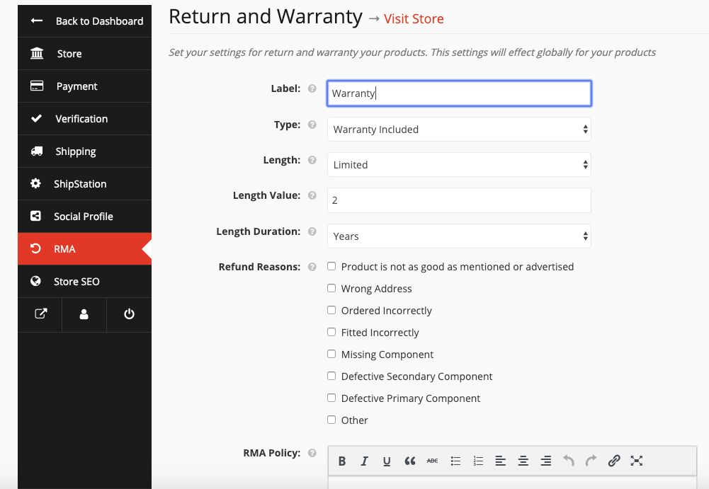 best vendor dashboard