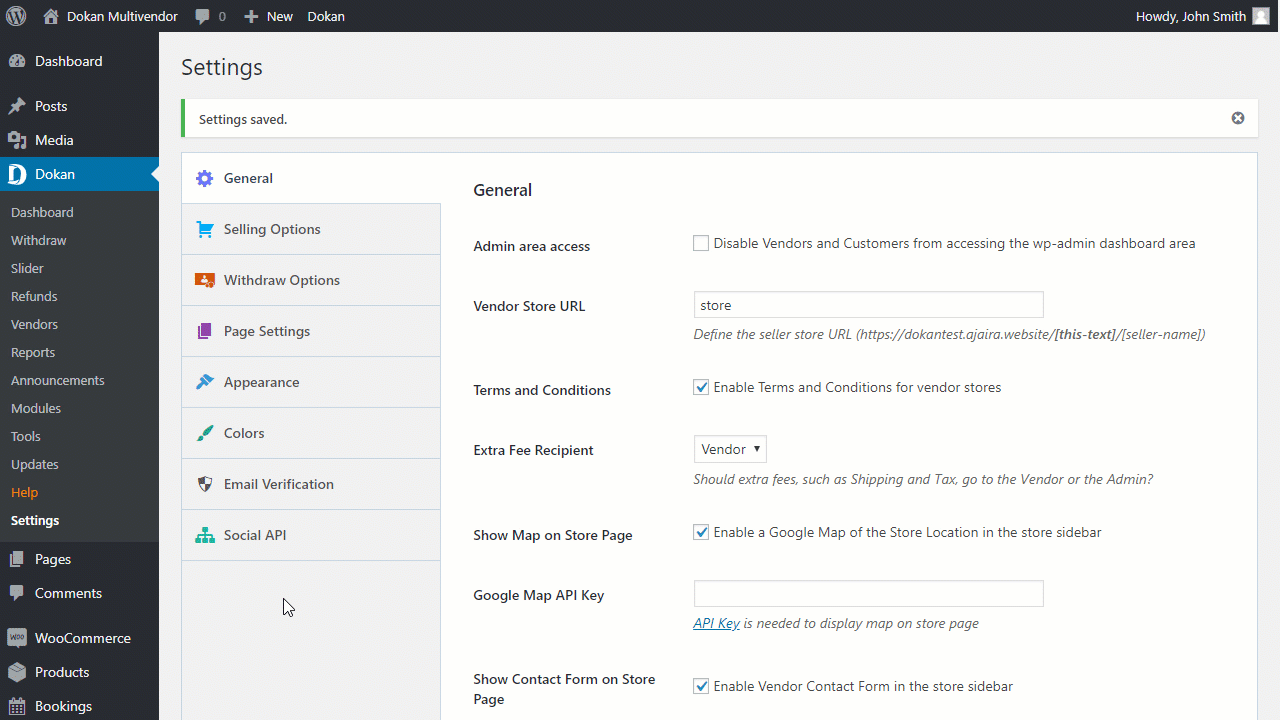 How to Configure dokan