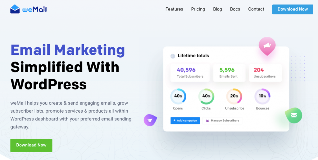 weMail- email marketing tool for wordpress