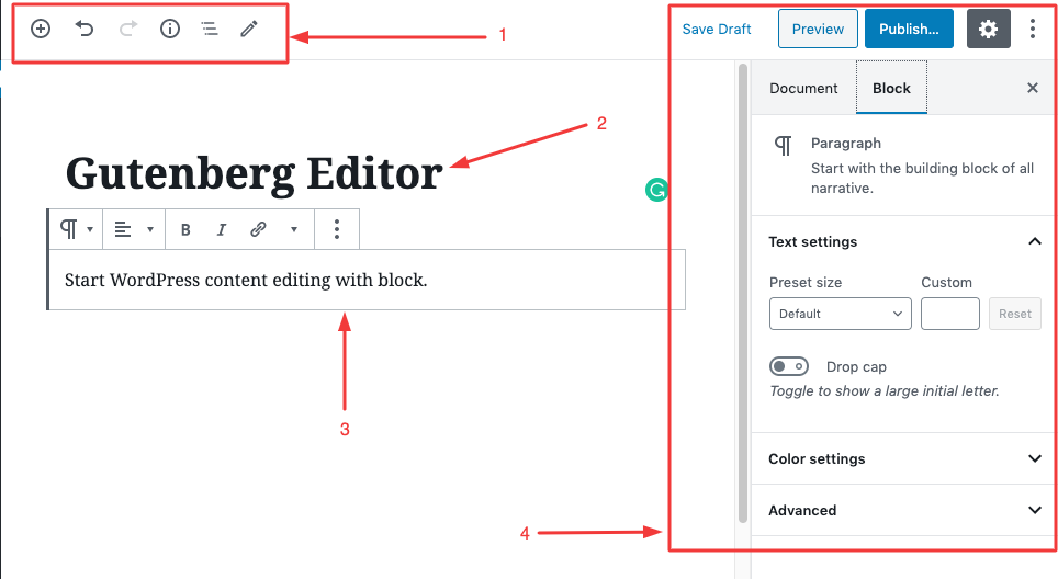 basic of wordpress content editor