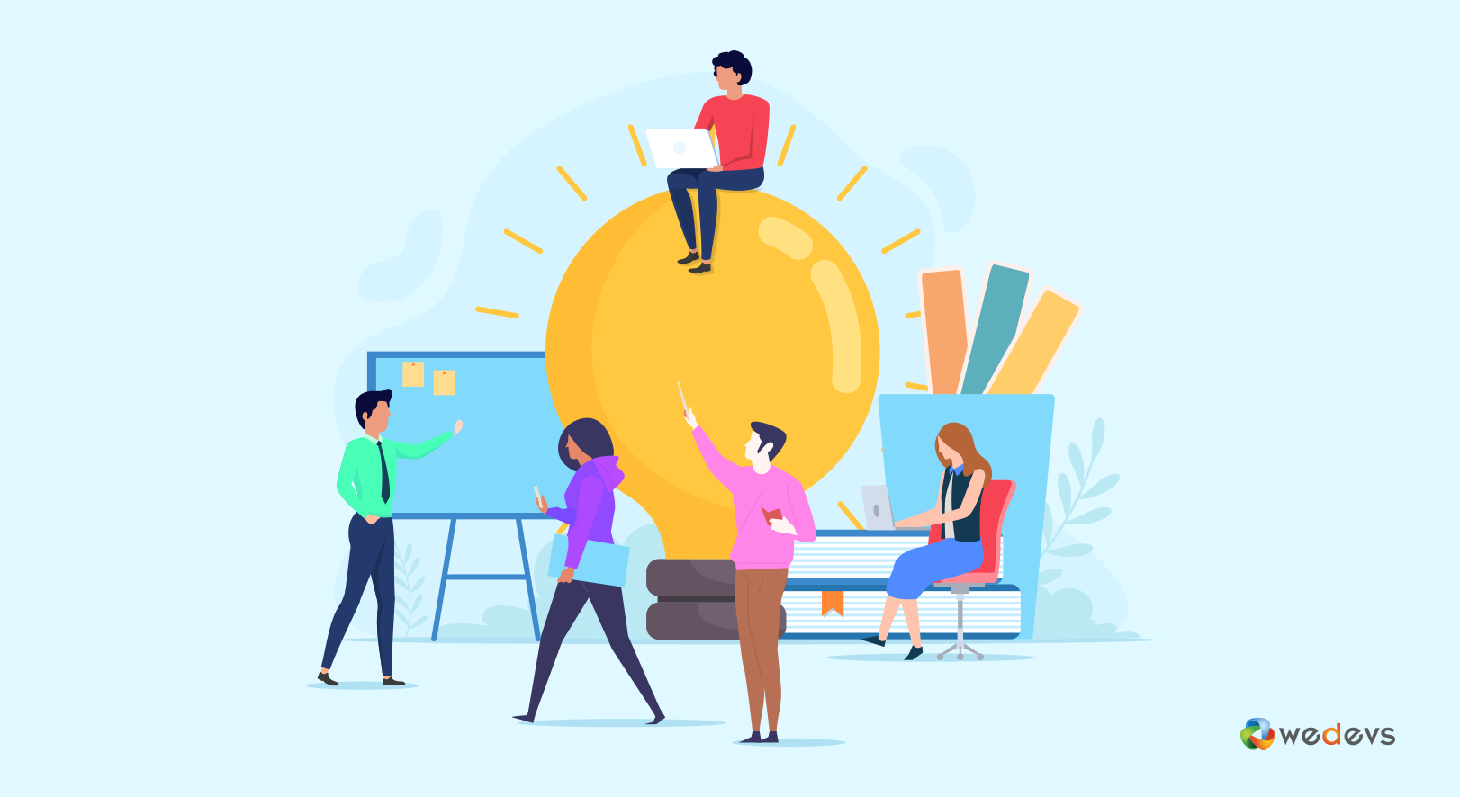 A team is challenging their own managerial skills