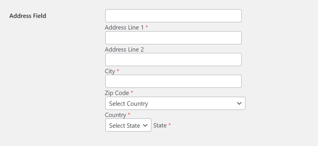 Address Field