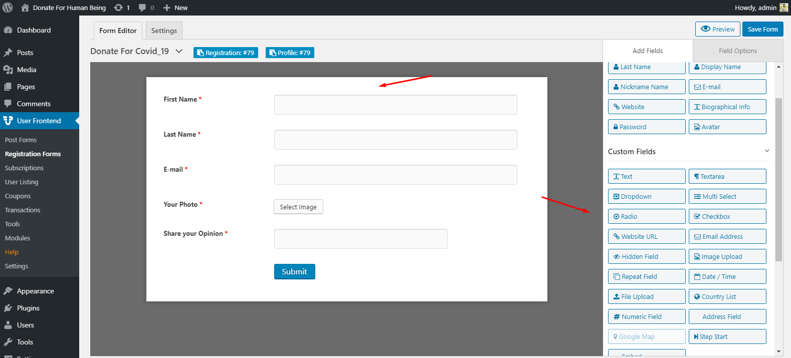 How to design a form