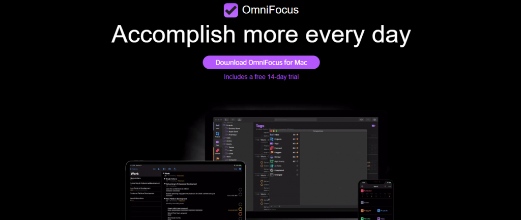 OmniFocus task manager app