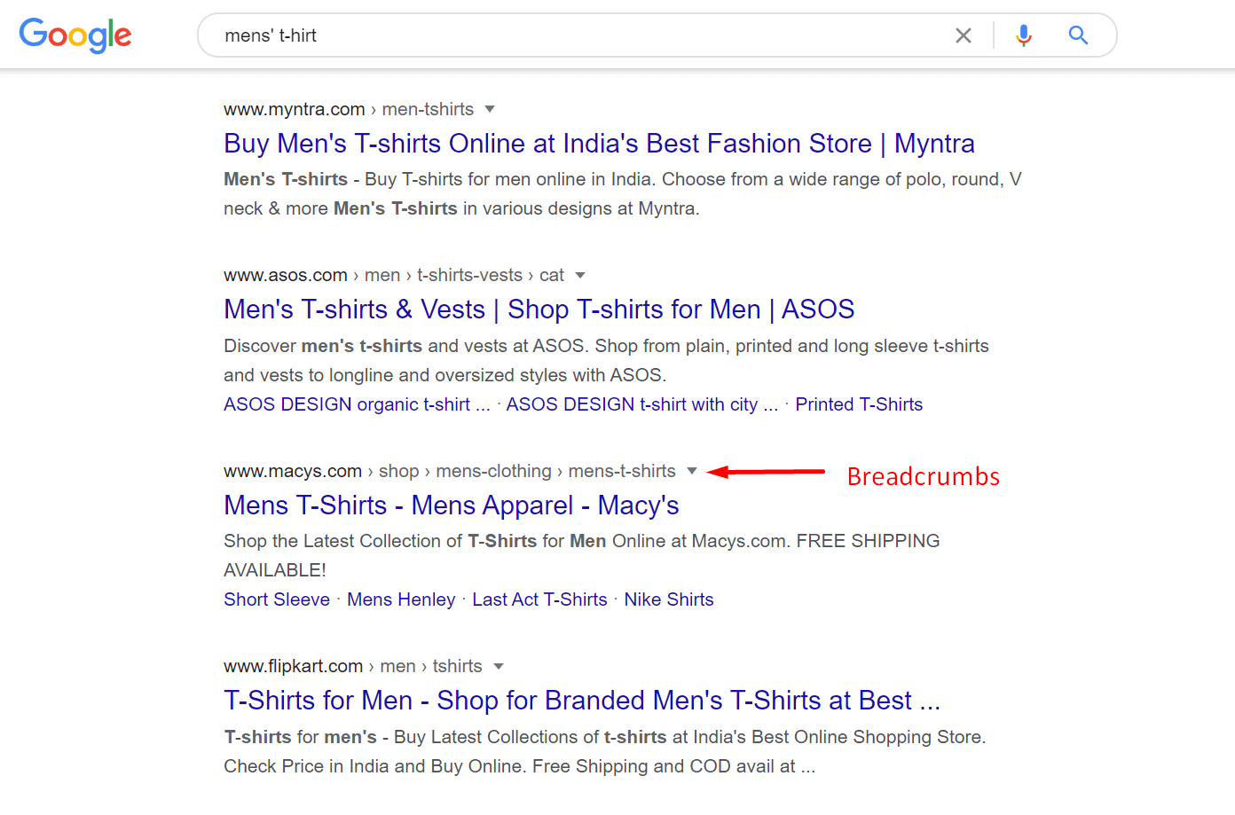 This is an image of breadcrumbs-eCommerce-seo