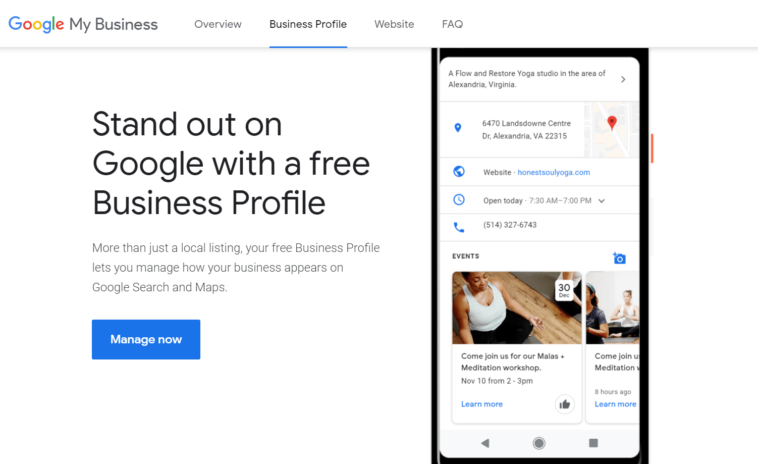 This is the image of google my business profile