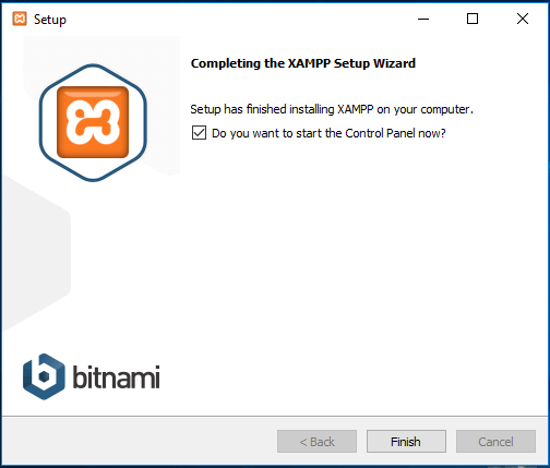 Installere XAMPP