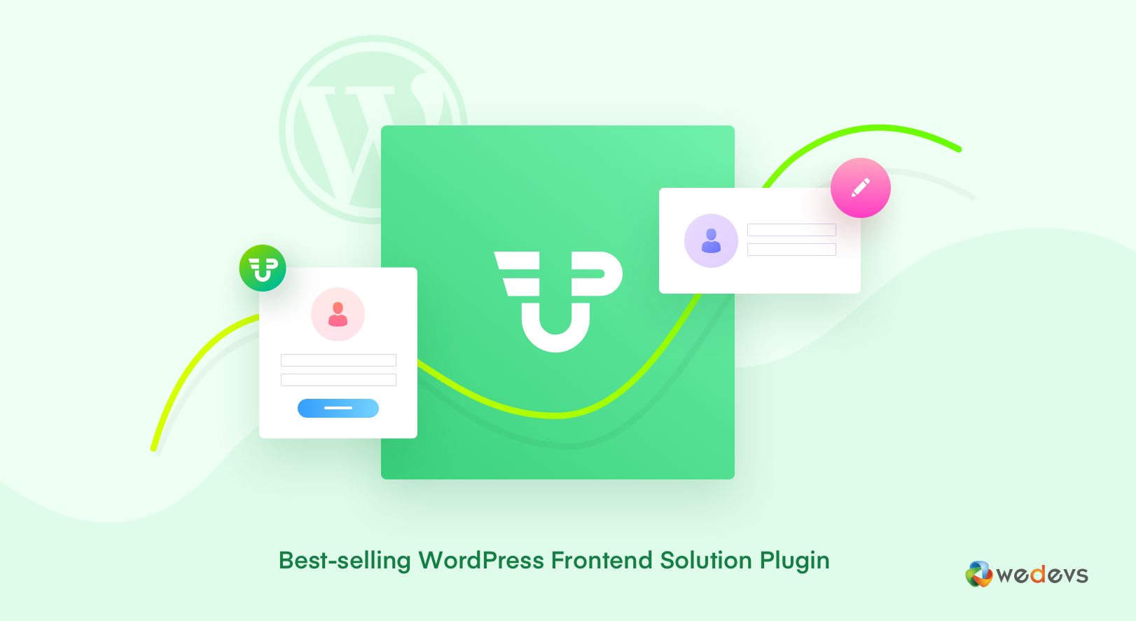 It includes all sorts of front-end features to help users manage their site