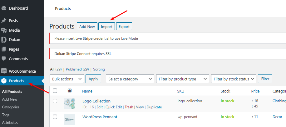 This is a screenshot of the WooCommerce product option