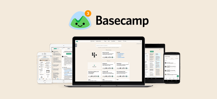 This is a screenshot of Basecamp _best project management software for web designers